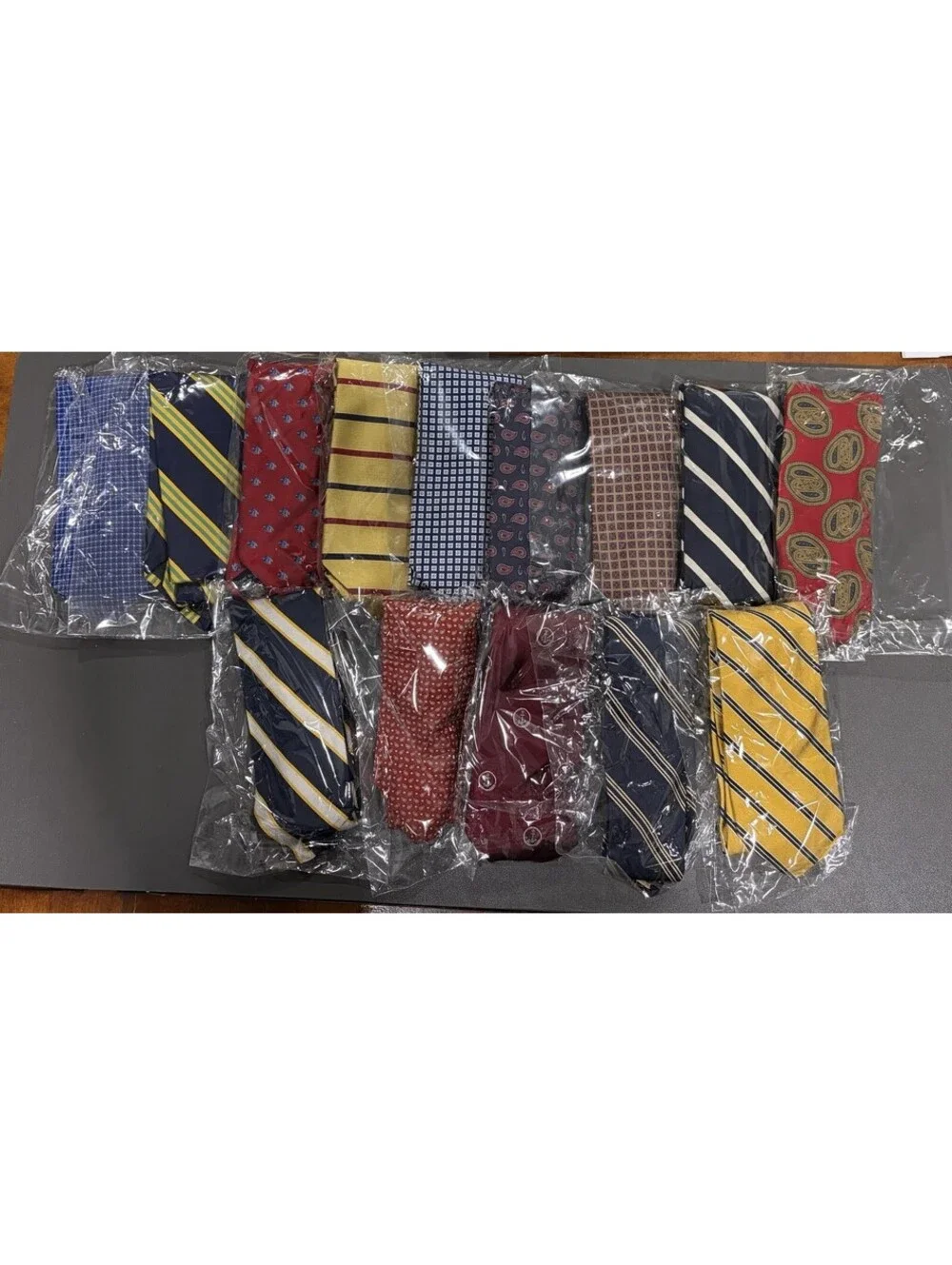 Brooks Brothers Men’s Ties Mostly Silk Lot Of 60 Individually Bagged